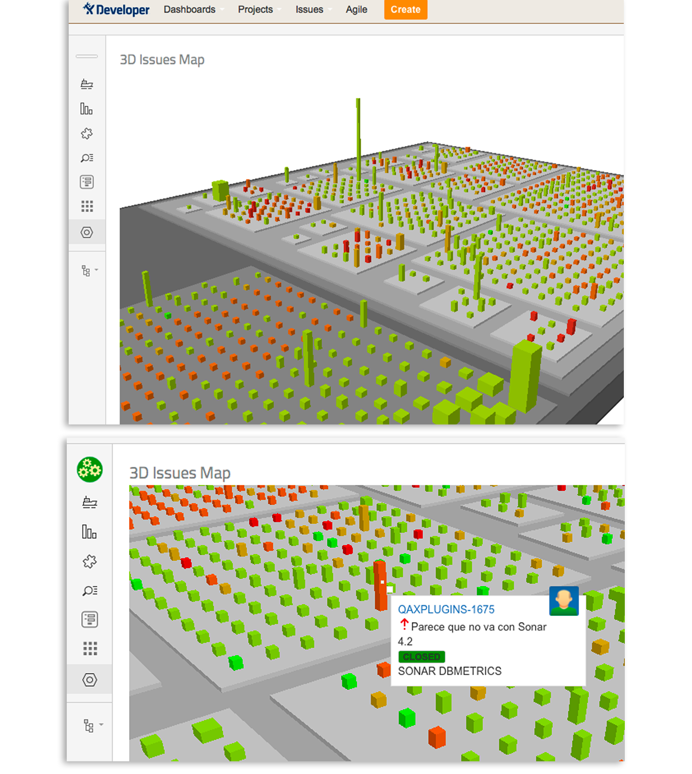 Details Atlassian App Marketplace - 3d Issues Map for Jira