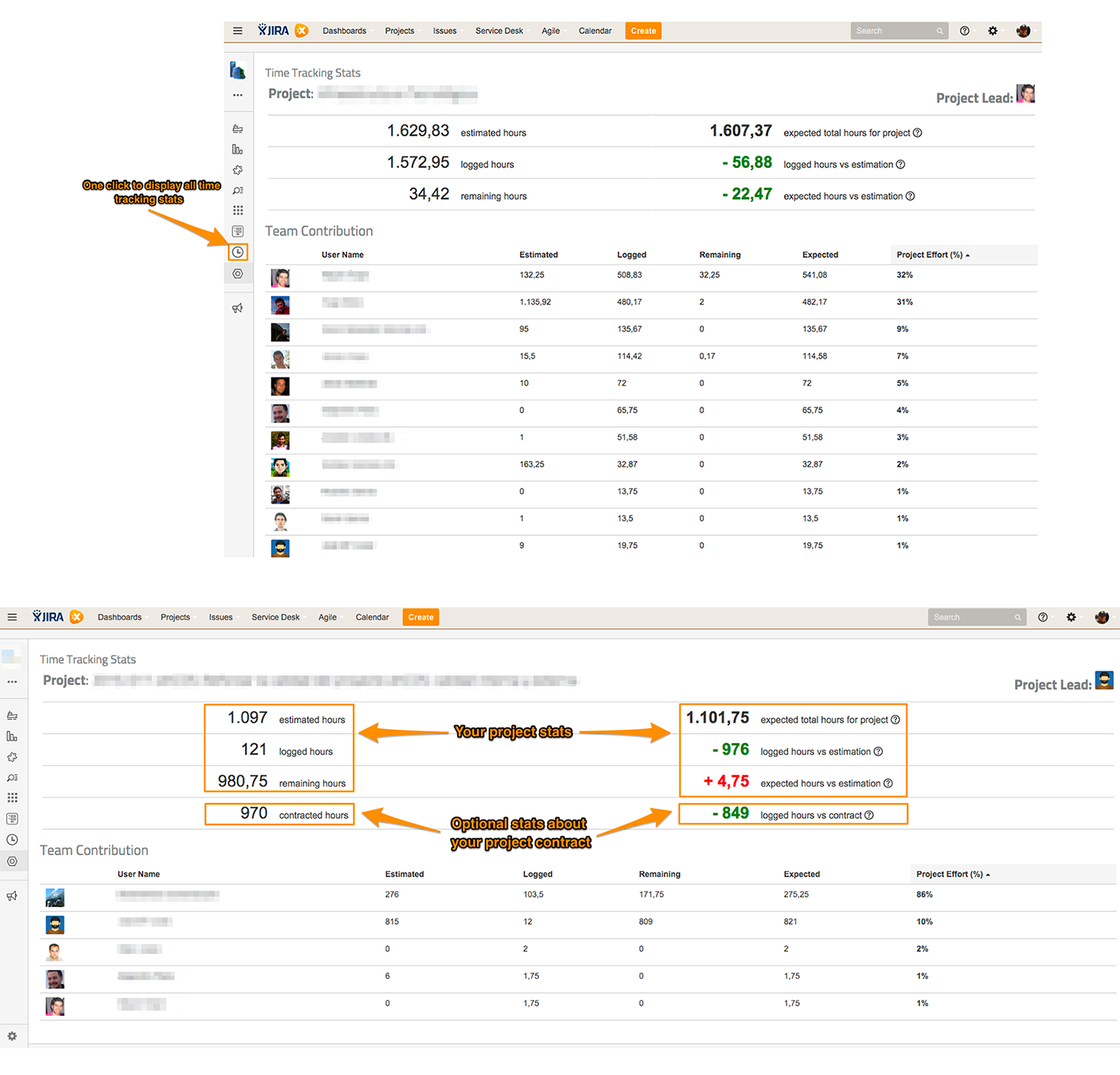 Detalles Atlassian App Marketplace - Time Tracking Stats for Jira