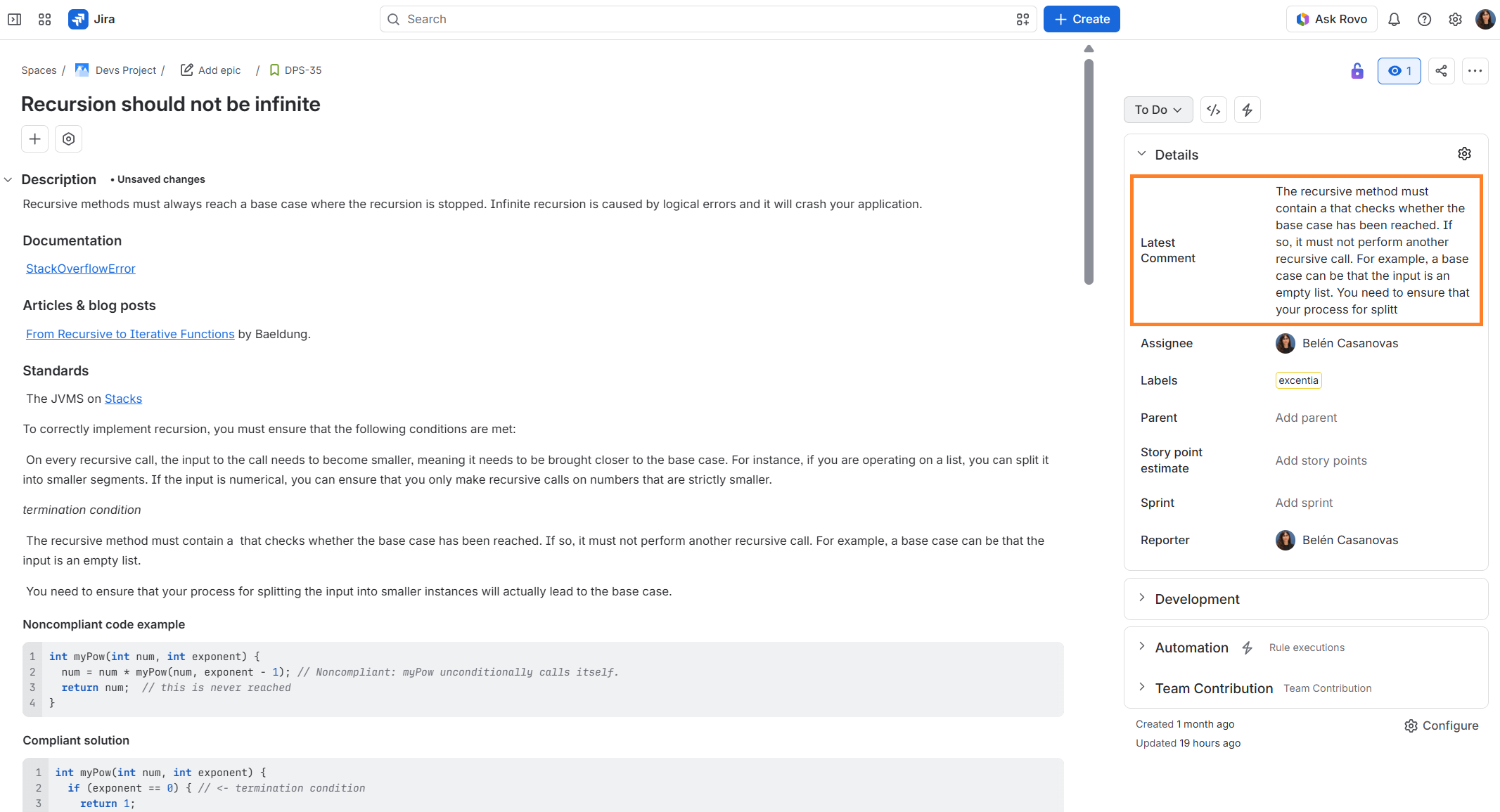 Configuration Latest Comment Field in Work Item