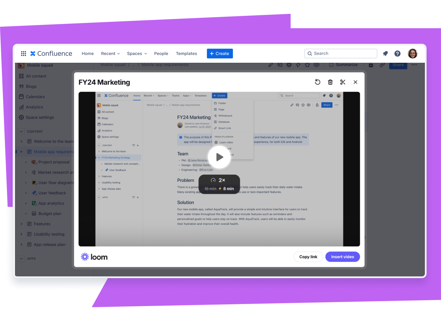 Loom para Confluence