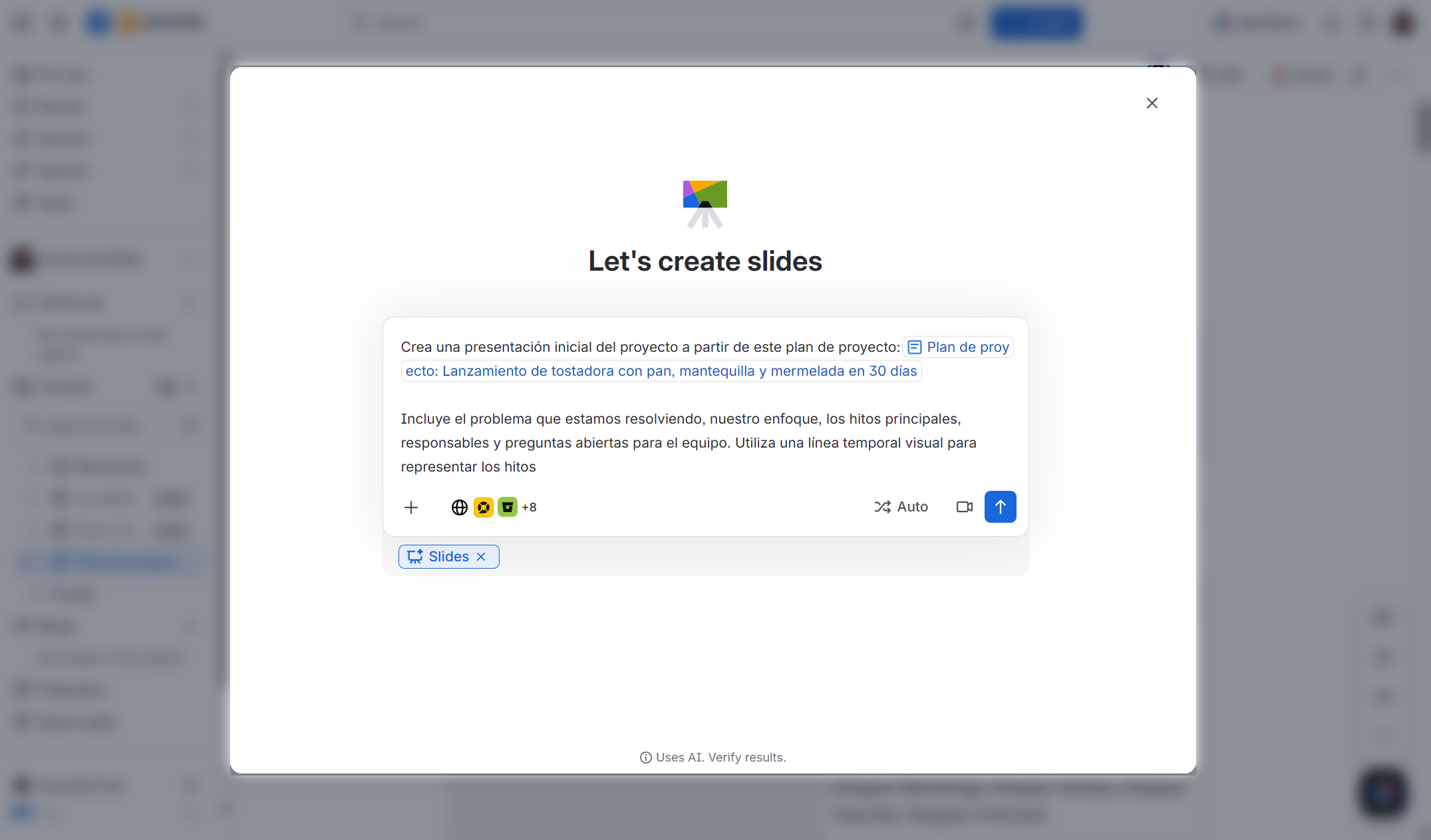 Instrucciones Confluence Slides
