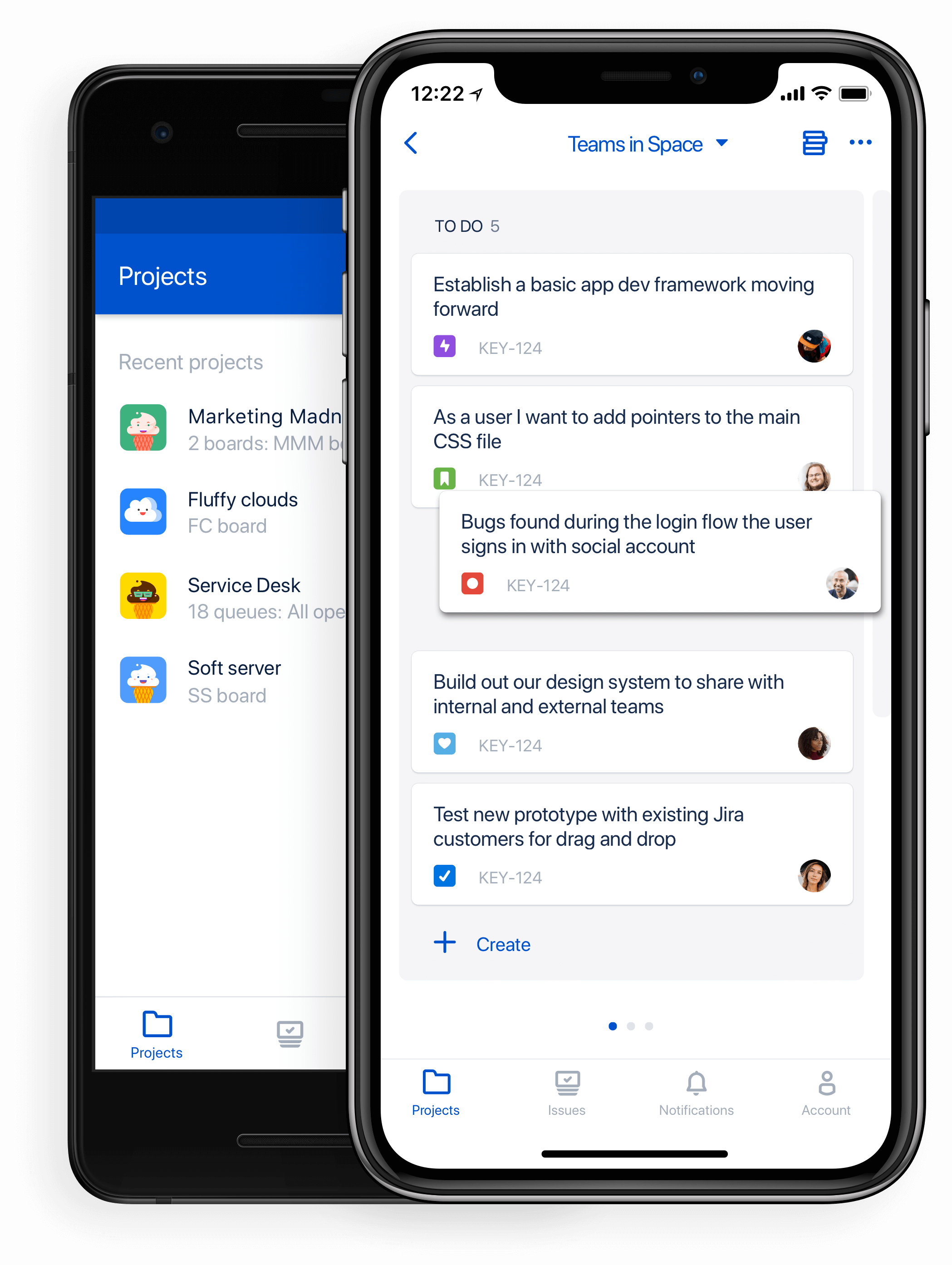 App movil Atlassian