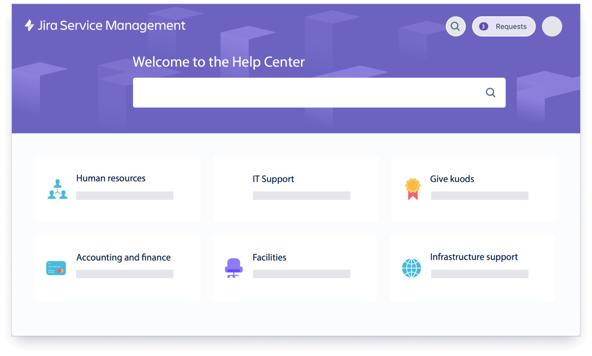 Help Center de Jira Service Management