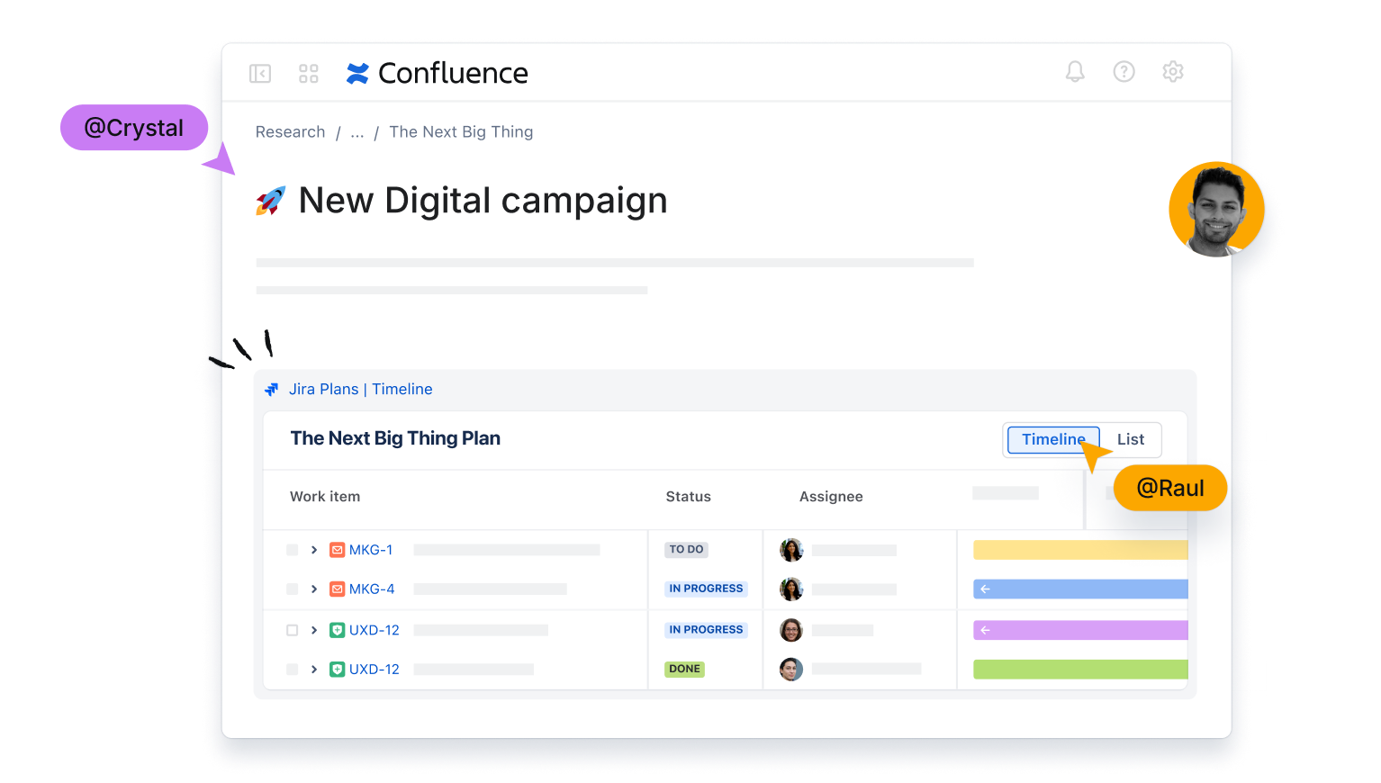 Vista de calendario en Jira