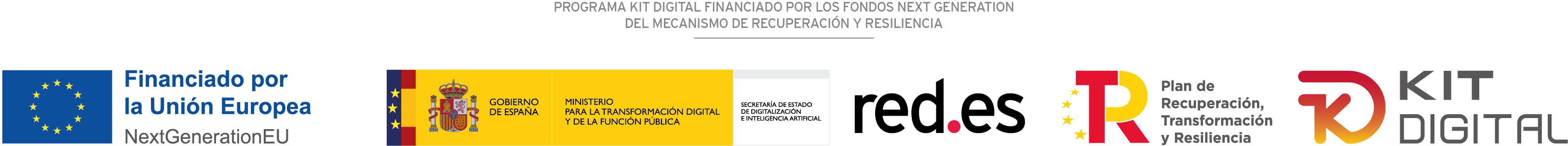 PROGRAMA KIT DIGITAL COFINANCIADO POR LOS FONDOS NEXT GENERATION (EU) DEL MECANISMO DE RECUPERACIÓNY RESILENCIA