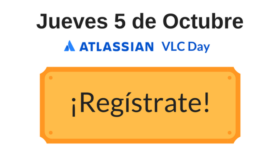 Registrate en el Atlassian VLC Day