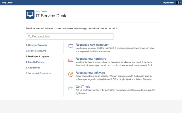 Jira Service Management - Solicitudes