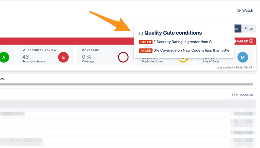 Quality gate de SonarQube / Sonarcloud en Bitbucket
