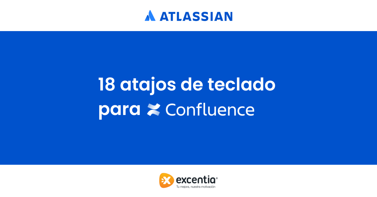 Atajos de teclado para Confluence