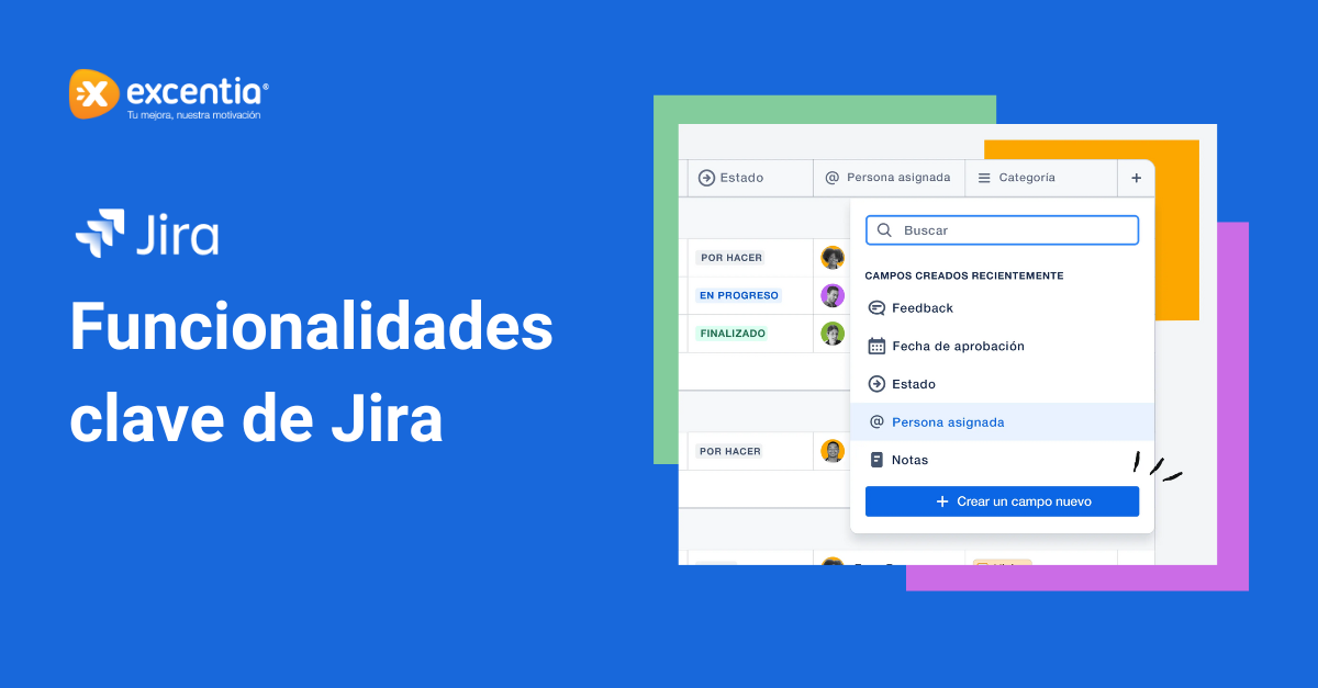 Funcionalidades clave de Jira